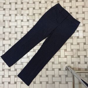 Ann Taylor Factory Blue and White Polka Dot Trouser Pants